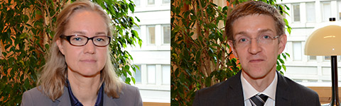 Cecilia Skingsley and Martin Flodén. Photo: Riksbanken