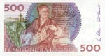 Bild på baksidan på den äldre 500-kronorssedeln, ogiltig från och med 1 januari 2006